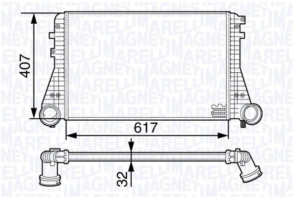 MAGNETI MARELLI Starpdzesētājs 351319202020